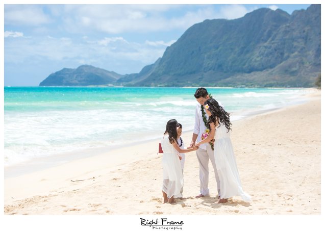 Oahu Wedding Vow Renewal Ceremony