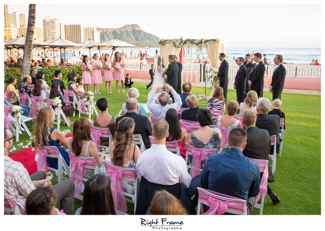 Wedding at Royal Hawaiian Hotel Waikiki