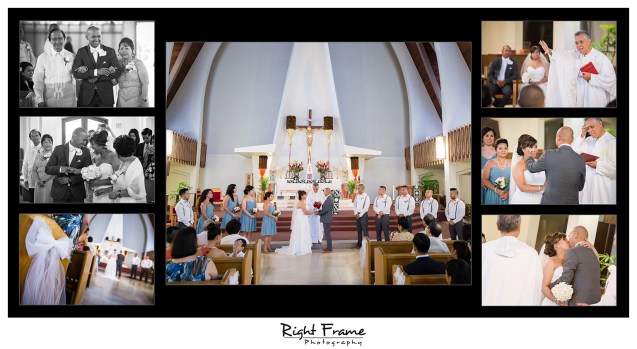 Wedding at St. Augustine Church Waikiki