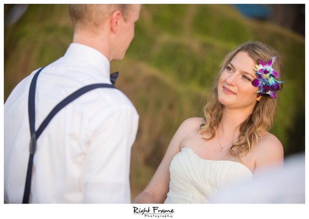 Sunset Beach Wedding Papailoa Beach on North Shore Oahu Hawaii