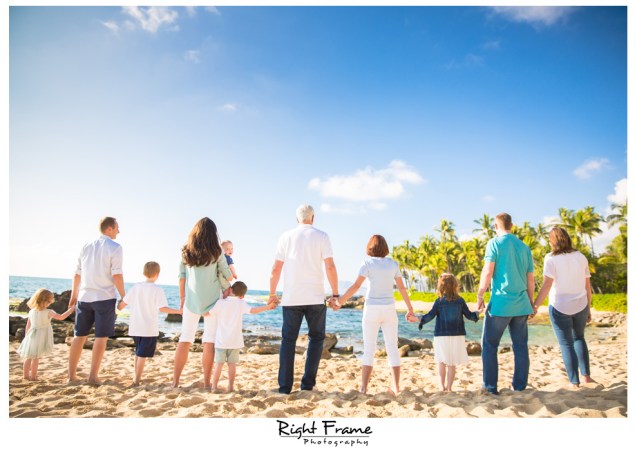 Sunset Family Portraits on Oahu Hawaii