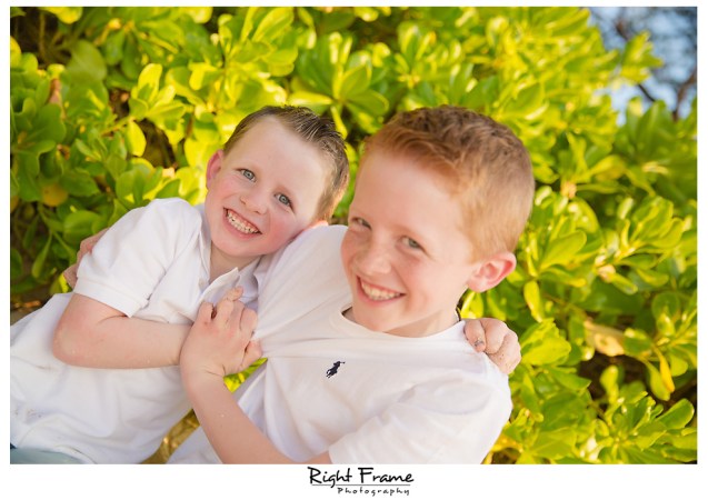 Sunset Family Portraits on Oahu Hawaii