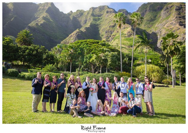 Oahu Hawaii Kualoa Ranch Wedding Paliku Gardens