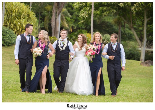Oahu Hawaii Kualoa Ranch Wedding Paliku Gardens
