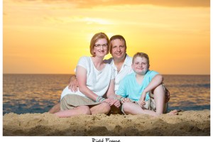 Oahu Family Sunset Beach Photography