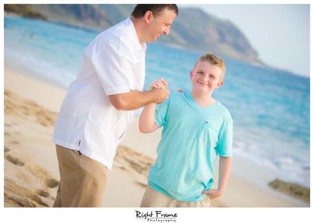 Oahu Family Sunset Beach Photography