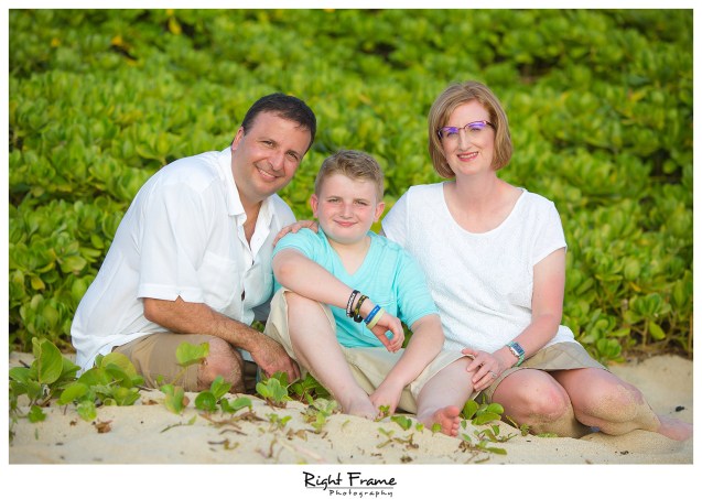 Oahu Family Sunset Beach Photography