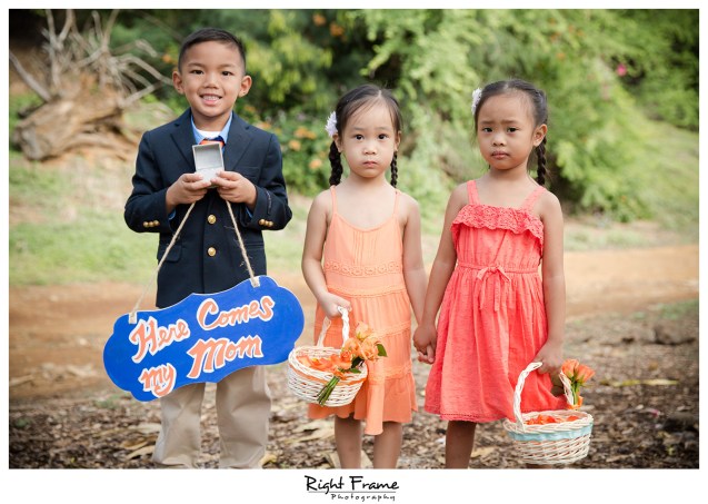 Koko Head Botanical Garden Wedding  The Willows Restaurant Reception