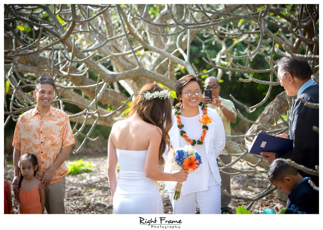Koko Head Botanical Garden Wedding  The Willows Restaurant Reception