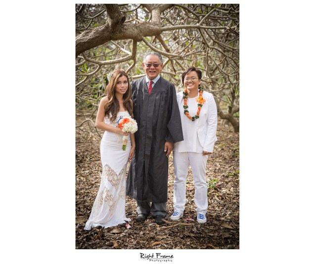 Koko Head Botanical Garden Wedding  The Willows Restaurant Reception