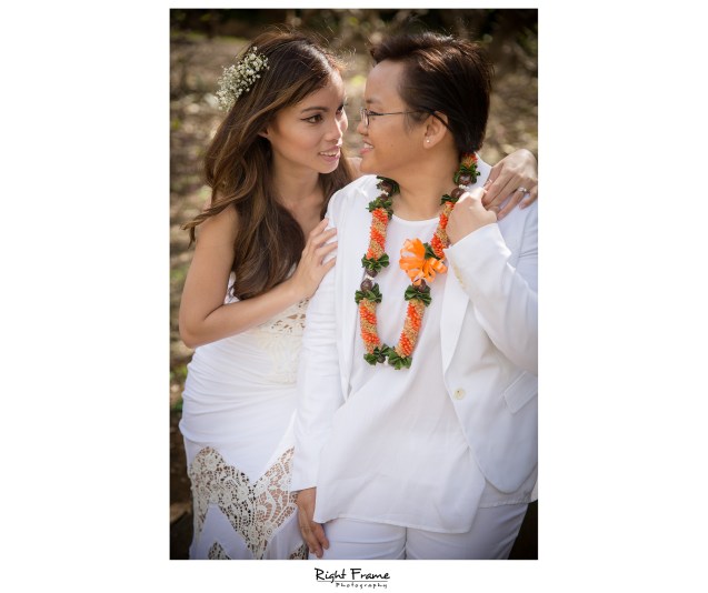 Koko Head Botanical Garden Wedding  The Willows Restaurant Reception