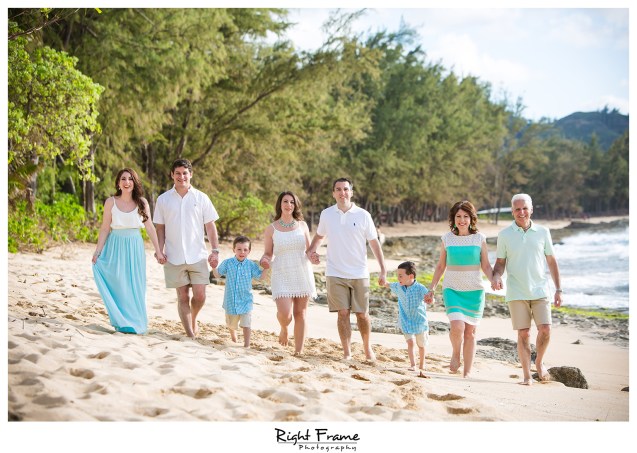 Sunset Family Portraits at Turtle Bay Stables Beach