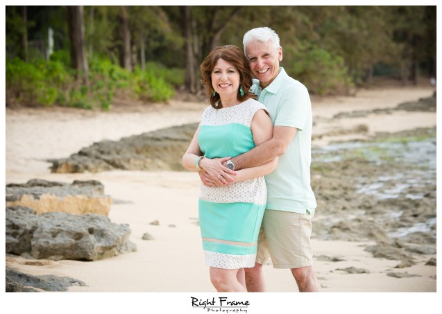 Sunset Family Portraits at Turtle Bay Stables Beach