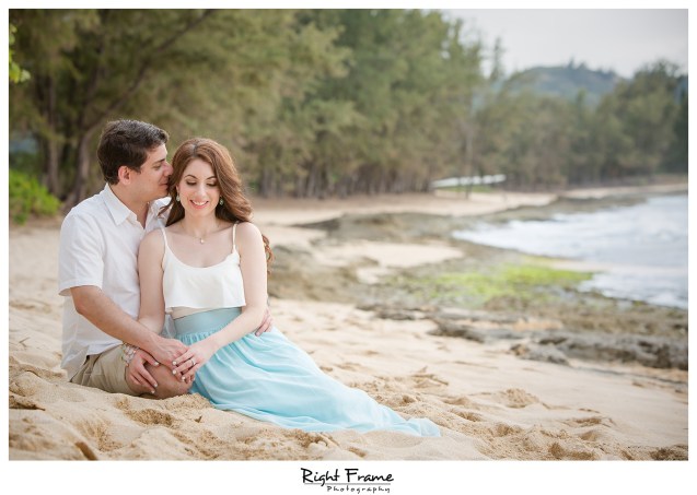 Sunset Family Portraits at Turtle Bay Stables Beach
