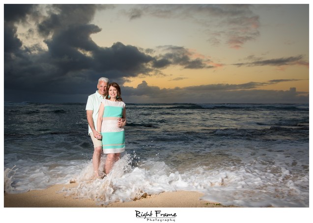 Sunset Family Portraits at Turtle Bay Stables Beach