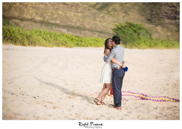 Romantic Surprise Engagement Proposal in Hawaii