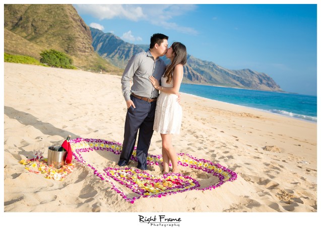 Romantic Surprise Engagement Proposal in Hawaii