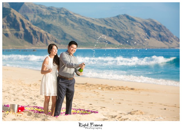 Romantic Surprise Engagement Proposal in Hawaii