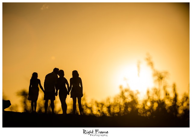 Sunset Family Pictures near Marriott Ko Olina Beach Club