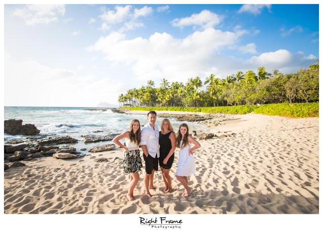 Sunset Family Pictures near Marriott Ko Olina Beach Club