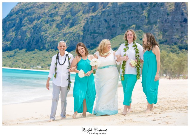 Oahu Beach Wedding at Hale Pohaku Waimanalo