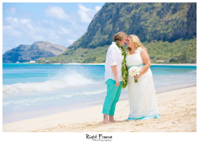 Oahu Beach Wedding at Hale Pohaku Waimanalo