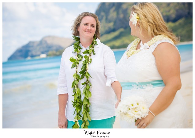 Oahu Beach Wedding at Hale Pohaku Waimanalo