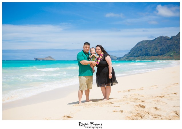 First Birthday Pictures at Waimanalo Beach Oahu Hawaii