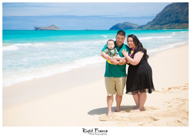 First Birthday Pictures at Waimanalo Beach Oahu Hawaii
