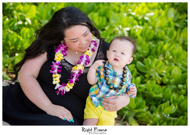 First Birthday Pictures at Waimanalo Beach Oahu Hawaii