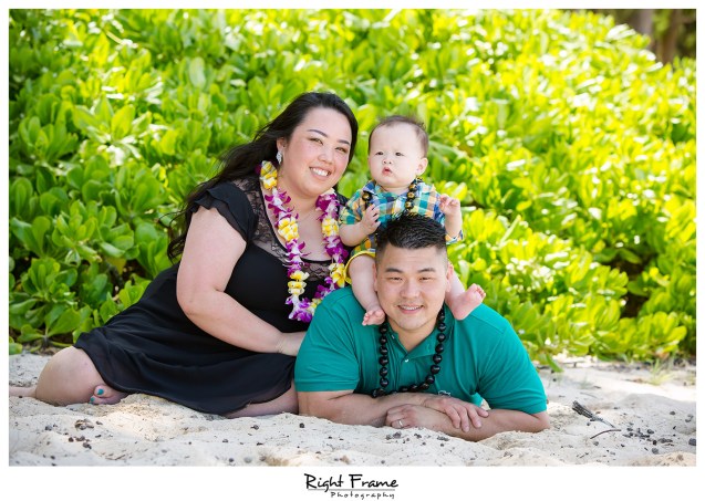 First Birthday Pictures at Waimanalo Beach Oahu Hawaii