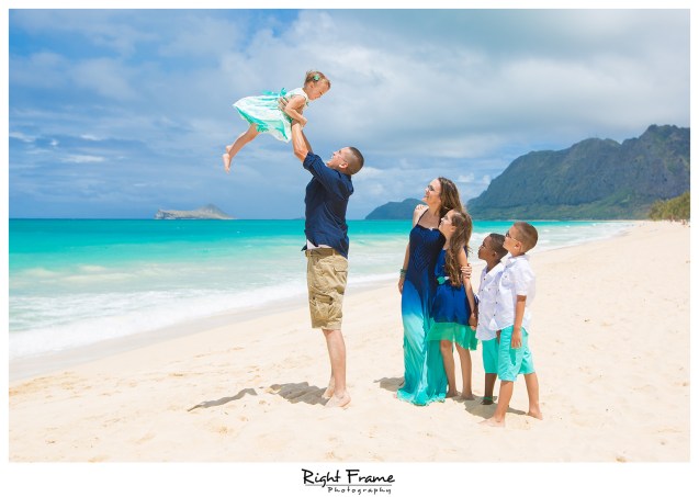 Hawaii Family Photos at the Beach