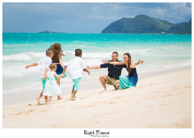 Hawaii Family Photos at the Beach