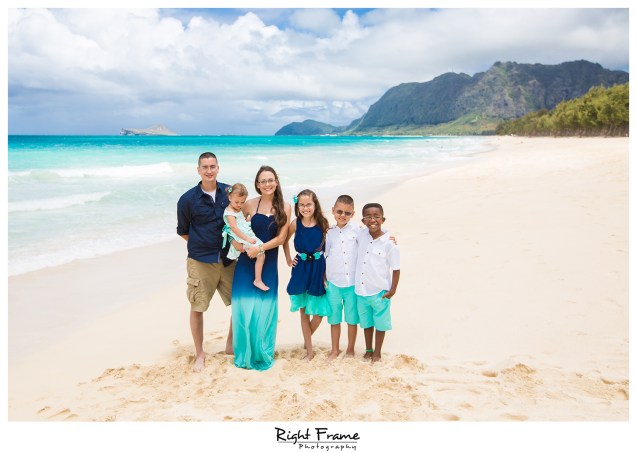 Hawaii Family Photos at the Beach