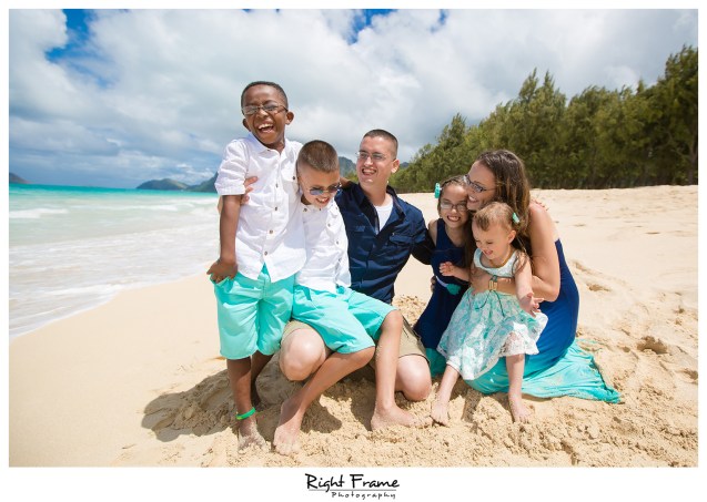 Hawaii Family Photos at the Beach