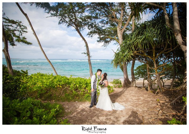 Beach House Wedding at Nani Kai Hale Hauula Oahu Hawaii