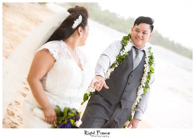 Beach House Wedding at Nani Kai Hale Hauula Oahu Hawaii