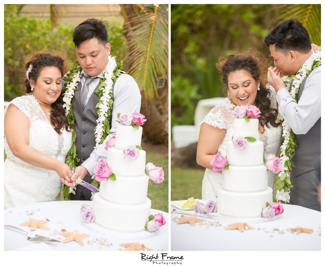 Beach House Wedding at Nani Kai Hale Hauula Oahu Hawaii