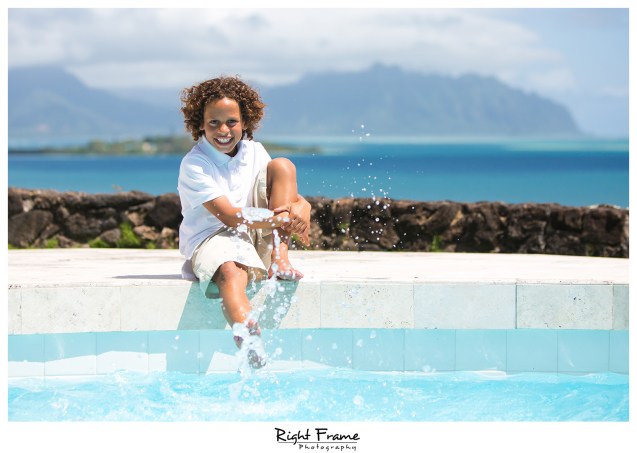 Family Portraits in Kailua Ocean View Estate