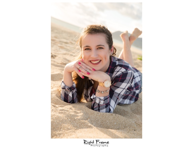 Senior Beach Portraits Pictures in Hawaii
