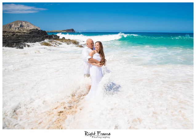 Oahu Engagement Photographer Makapuu Beach