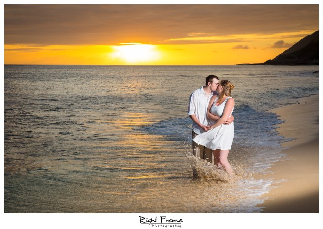 Oahu Surprise Sunset Proposal She Said Yes