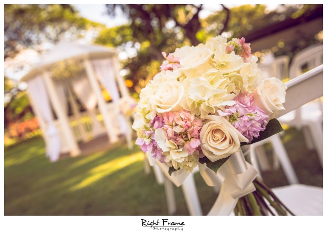Wedding in Waikiki Hale Koa Hotel Maile Garden