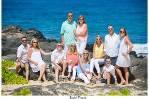 Family Portrait in Oahu Hawaii Makapuu Beach