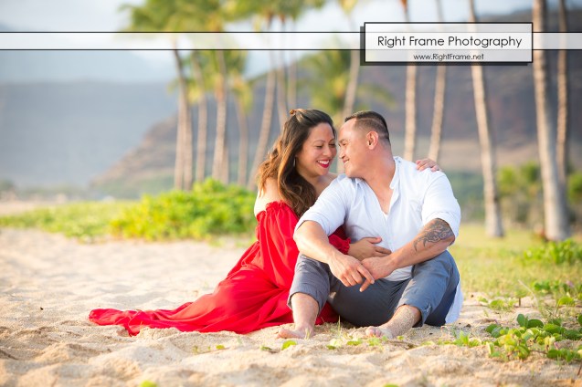 Sunset Maternity Photography Hawaii Oahu