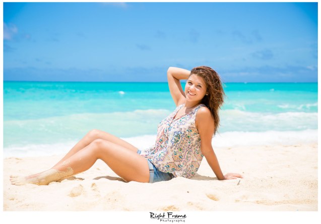 Senior Portraits in Oahu, Hawaii