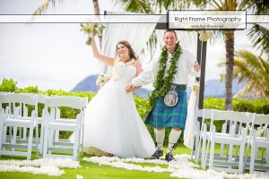 Ko'Olina Paradise Cove Wedding Imu Gardens