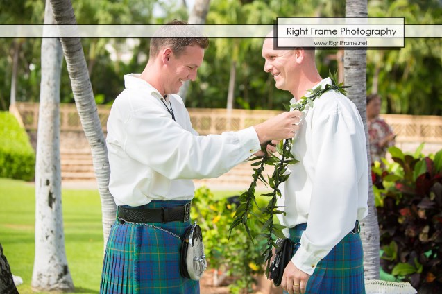 Ko'Olina Paradise Cove Wedding Imu Gardens