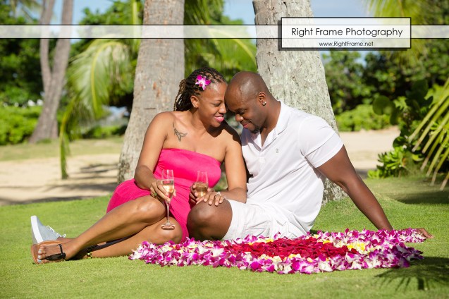 Surprise Marriage Proposal at Kahala Beach