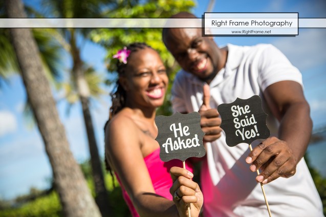 Surprise Marriage Proposal at Kahala Beach